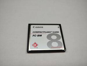 8MB　メガバイト　Canon　CFカード　フォーマット済み　メモリーカード　コンパクトフラッシュカード