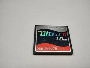 1GB　SanDisk　ultraⅡ　CFカード　フォーマット済み メモリーカード　コンパクトフラッシュカード