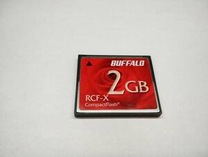 2GB　BUFFALO　CFカード　フォーマット済み　メモリーカード　コンパクトフラッシュカード
