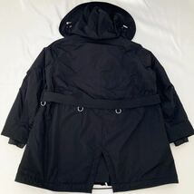 ★大きいサイズ★美品★バーバリー BURBERRY 44.46.48相当/XL.3L.4L 近年モデル☆シャワープルーフ中綿フーデッドモッズコート 梅雨にも◎_画像9