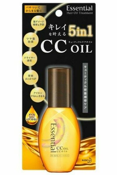 【2024.05購入品♪】エッセンシャル CC (キューティクルケア) オイル 60ml ヘアトリートメント 洗い流さないタイプ