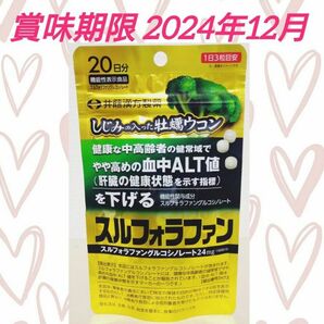 【賞味期限2024.12.20(^^)♪】井藤漢方 しじみの入った牡蠣ウコン　スルフォラファン 60粒 20日分《機能性表示食品》