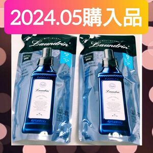 【２袋セット(^^)♪】柔軟剤 詰め替え ブルー66 ランドリン Laundrin' 480mL