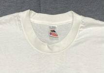 デッド 90s ワイルドターキー WILD TURKEY FRUIT OF THE LOOM L Tシャツ 白 企業 _画像4