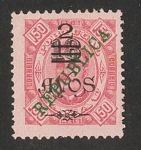 外国切手　マカオ　( )はスコット番号　未使用　1913年 再加刷 2a/18a/150r(186) OH_画像1