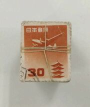日本切手　使用済み　航空　円位塔航　30円　100枚束×5_画像1