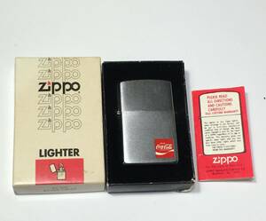 Zippoライター　コカコーラ　未使用・経年保管品・フロントホイールが空回りします