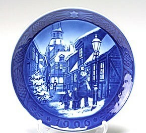 ROYAL COPENHAGEN(ロイヤルコペンハーゲン) イヤープレート　1996年/平成8年　外灯をともす頃　827837AA596-255