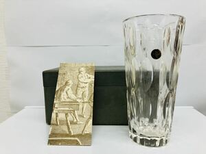 保谷クリスタル クリスタルガラス インテリア フラワーベース 花瓶 