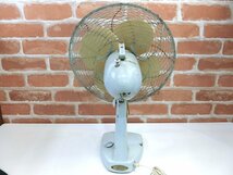 5140T　当時物 動作品 TOSHIBA 東芝 扇風機 A.C. ELECTRIC FAN ４枚羽 FAN-DIA 30CM 座敷扇 昭和レトロ 希少_画像4