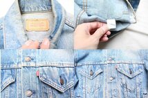 80s 90s VINTAGE ヴィンテージ USED 古着 Levis Denim 4Pocket Jacket リーバイス デニムジャケット 70506 USA アメリカ Gジャン 38_画像3