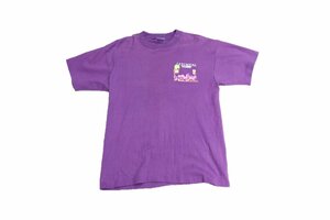 80s 90s VINTAGE ヴィンテージ USED 古着 S/S Print Tee Super T,s カルタヘナ コロンビア Cartagena Columbia 胸プリント Purple L