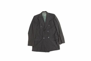 60s 70s VINTAGE ヴィンテージ USED 古着 Towncfaft Wool Double Brest Tailored Jacket ウールダブルブレスト テーラード ストライプ 40