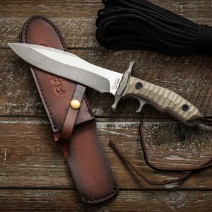 RAMBO LAST BLOOD RAMBO Rimbaud Survival knife extremely thick silver blade firewood tenth premium replica 