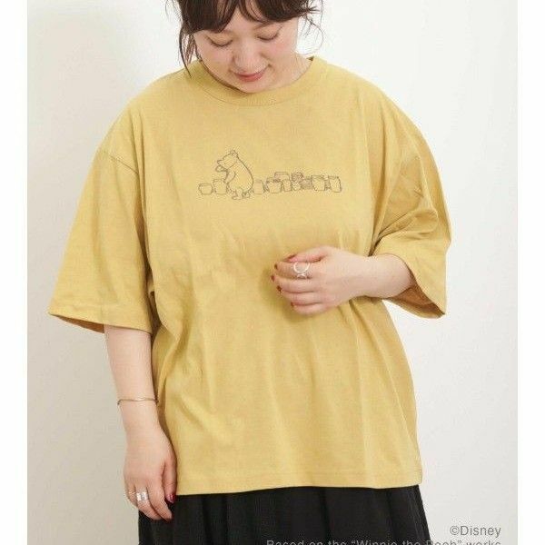 新品 サマンサモスモス【Disney】くまのプーさん プリントアソートTシャツ