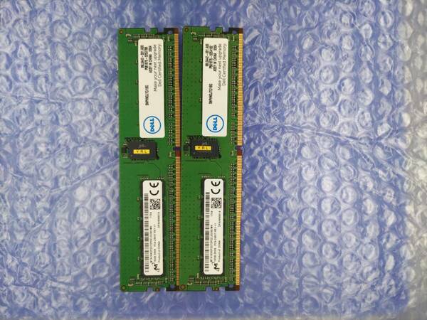 PC4-2400T-RE1-11 SNPHNDJ7C デル メモリ16GB×２