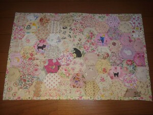  free shipping! hand made patchwork quilt floral print parakeet ..... other 53×34