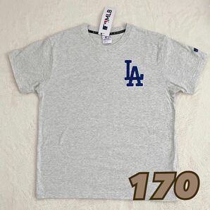 ドジャース　Tシャツ　半袖　dodgers 大谷　大谷翔平　どじゃーす　LA MLB 夏服　170 キッズ　メンズ　ロゴ　野球
