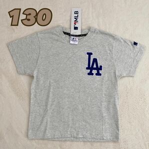 ドジャース　Tシャツ　半袖　dodgers 大谷　大谷翔平　どじゃーす　LA MLB 夏服　130 キッズ　メンズ　ロゴ　野球