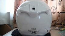 アライ フルフェイスヘルメット ベクターX 57～58ｃｍ（新品・グラスホワイト・未使用）_画像6