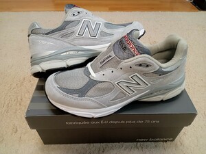 【新品未使用】New Balance 　　ニューバランス M990 GY3 26.5cm V3 グレー