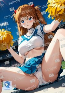 aa_05_0229 惣流・アスカ・ラングレー 新世紀エヴァンゲリオン 同人 アニメ anime 美少女 高品質 光沢紙 A4 ポスター ファンアート