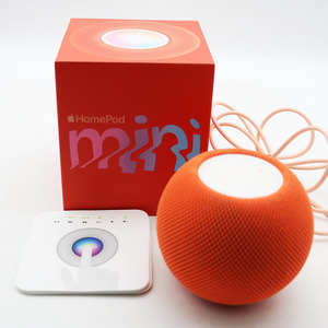 極美品 Apple HomePod mini MJ2D3J/A オレンジ スマートスピーカー