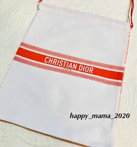 新品未使用　SUMMER IN DIOR メゾンクリスチャンディオール　ノベルティ　巾着　レッド