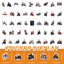女性ライダー　バイカー　バイクガール　バイク女子　バイク　二輪車　オートバイ　ガレージ　デコレーション　シール　ステッカー100枚XQA_画像4