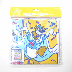 東京ディズニーランド ディズニーパルパルーザ ドナルドのクワッキーダックシティ ウォッシュタオル 未使用新品