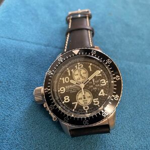 シーレーン　SEALANE 腕時計　20気圧防水　クロノグラフ　SE28-LBK 未使用品