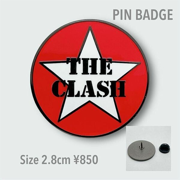 ザ・クラッシュ THE CLASH ピンバッジ PUNK パンクロック