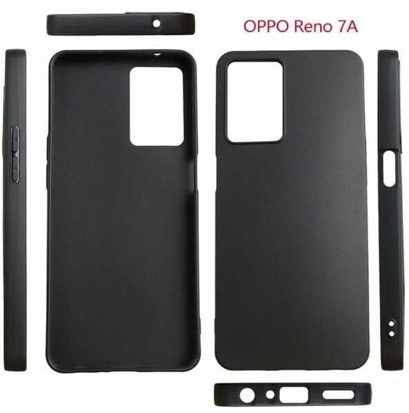 OPPO Reno7 A　　ソフトケース カバー TPU　ブラック