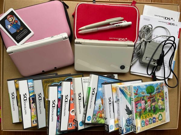 ニンテンドーDS LL・3DS LL・ソフト10本他アクセサリー