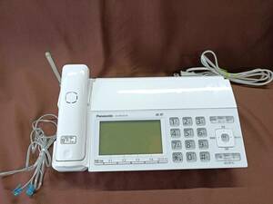 QAZ13148*Panasonic Panasonic KX-PD725-W personal FAX telephone machine ..... cordless parent machine seeing from printing 