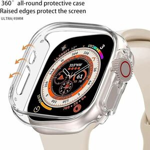 Apple Watch Ultra 49mm ハード PC 保護カバー 中空フレーム バンパー iwatch シリーズ 保護ケース