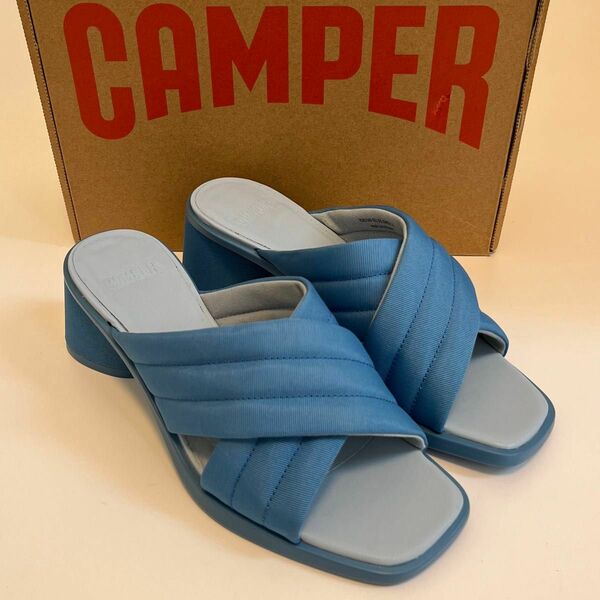 新品 Camper Kiara カンペール サンダル キアラ ブルー