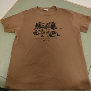 Columbia Tシャツ Lサイズ 茶色