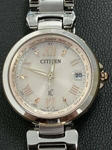 CITIZEN XC H240-T019081 GN-4W-S ECO-DRIVE シチズン クロスシー レディース腕時計 ジャンク品