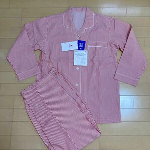 新品！睡眠科学ワコール シャツパジャマ☆Mサイズ 高級パジャマ サッカー生地