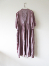 美品 2022SS marble SUD / マーブルシュッド Lots Lace OP LAVENDER / レース ワンピース ドレス レディース_画像2