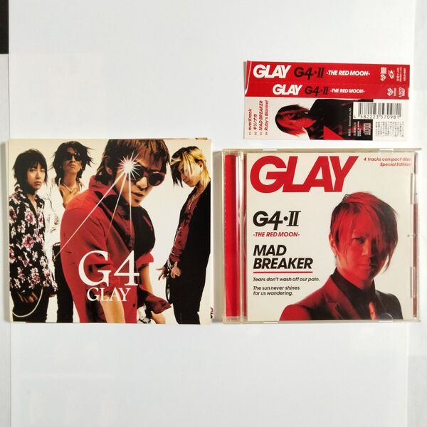 GLAY G4 G4・Ⅱ -THE RED MOON- CD 2点 まとめ売り 帯付き