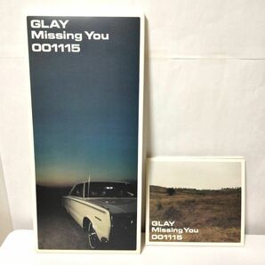 GLAY　CD　Missing You　初回限定盤パッケージ　2000年