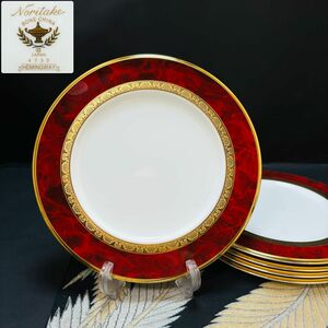 未使用ノリタケ　Noritake フィッツジェラルド 24cm　プレート　5客