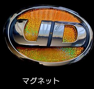 ＵＤ エンブレム　マグネット　ゴールド　レインボー