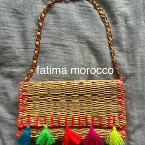 Fatima Morocco 2wayかごバッグ　ワンショルダーバッグ　クラッチバッグ