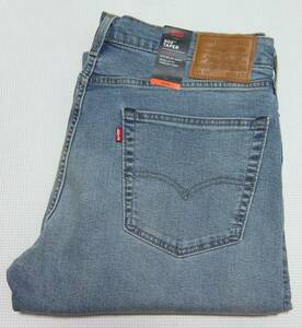 未使用品 LEVI'S 502 WARM テーパード デニムパンツ 青 W36 USED加工 ジッパーフライ リーバイス 29507-0880