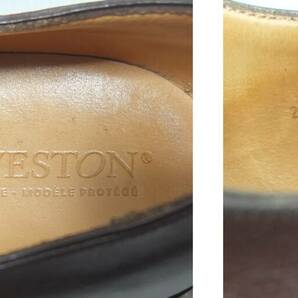 J.M.WESTON 153 スピリットトゥ クラシックダービー 茶 6D 革靴 JMウエストン Uチップの画像10