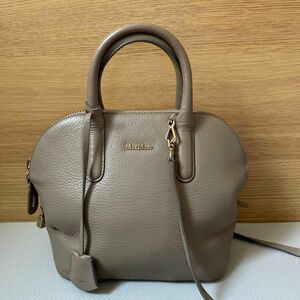 マックス マーラ Max mara レザー ハンドバッグ ショルダーストラップ ショルダーバッグ 2WAY