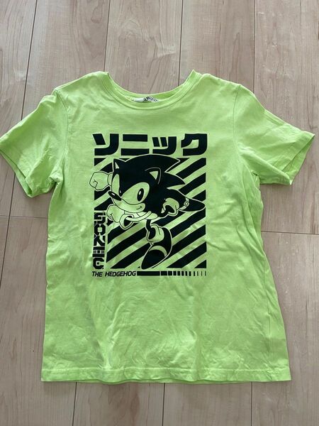 used ★ 140-150 ソニック　Tシャツ　H&M